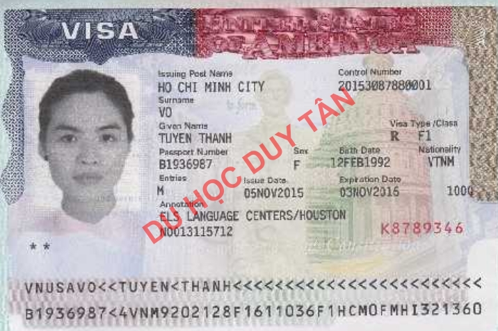 Du học Mỹ - Chúc mừng Võ Thanh Tuyền đã đậu visa du học Mỹ!